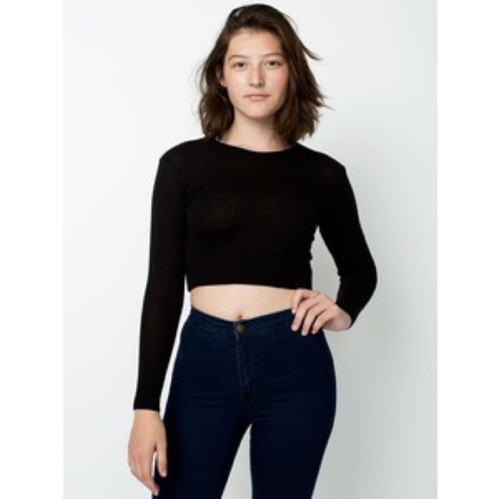 American apparel cropped sweater